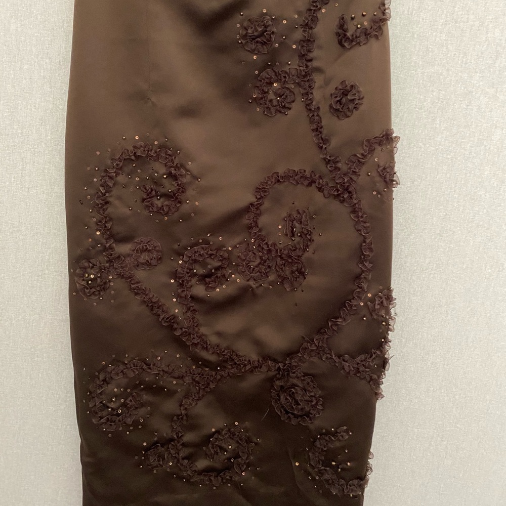 ARDEN B. Cocktail Dress - Brown Embroidery - NWT